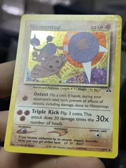 Hitmontop 3/75 Neo Hitmonchan 7/102 Base Set Vintage Pokemon Card Lot WOTC - Image 5