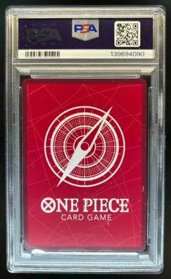 2025 One Piece Carrying on His Will Gol D Roger Alt Art Leader #OP13-003 PSA 9 - Image 2