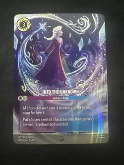Into The Unknown ENCHANTED 213/204 Reign Of Jafar Disney Lorcana - Image 1