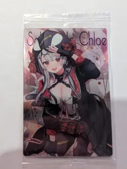 Sakamata Chloe Regular Outfit Hololive Wafer 2 Metallic Foil Card Sealed BANDAI - Image 1