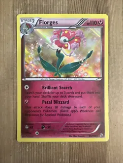 Florges 66/106 - Holo Rare - XY Flashfire 2014 - Pokemon Card TCG - MP - Image 1