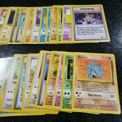 WOTC Pokemon Base Set Card Lot 100+ LP–HP Vintage • Actual Cards Shown - Image 3