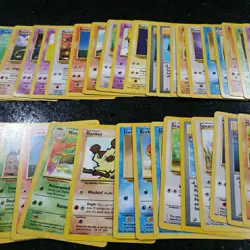 WOTC Pokemon Base Set Card Lot 100+ LP–HP Vintage • Actual Cards Shown - Image 4