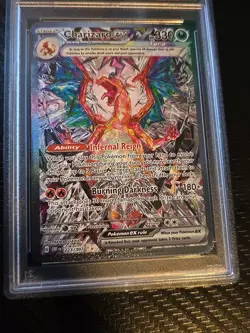 Charizard EX Obsidian Flames Full Art Holo Pokemon Card PSA 9 Mint 223/197 - Image 3