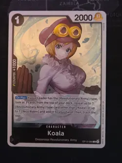One Piece CCG Koala Legacy Of The Master R Foil Card OP12-086 NM - Image 1