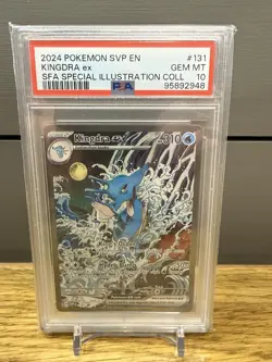 PSA 10 GEM MINT Kingdra ex 131 Sv: Scarlet & Violet Promo Cards Holo - Image 1