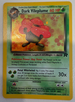 Dark Vileplume 13/82 Team Rocket Holo Rare - Vintage Pokemon Card - Image 1