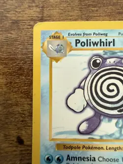 Never Played Poliwhirl - 13/102 - Pokemon Base Set Shadowless Rare Card WOTC - Image 4