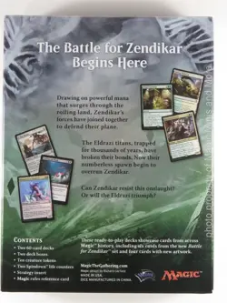 Duel Decks ~ ZENDIKAR vs ELDRAZI MtG sealed Two 60 Card Theme Deck Magic WotC - Image 2