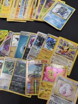 170+ Card Pokemon Lot Heavily Played & Damaged Great 4 Playing Vintage To Modern - Image 5