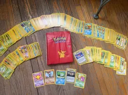 Pokemon TCG 337 Card Lot 🤩 1st edition -Base -Rocket -Jungle -fossil👍 Binder - Image 2