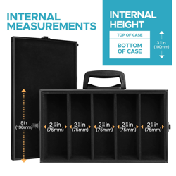 CARDKINGPRO TSB | BBB | 2500 Sports Pokemon TCG Game Card Storage Case Black - Image 5