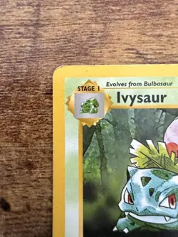 Never Played Ivysaur 30/102 Base Set (Shadowless) Uncommon Pokemon Card NM/NP - Image 4