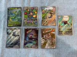 Lot Of 7 Full Art English Pokemon Cards - Image 1