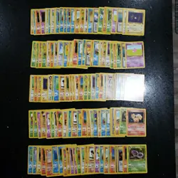 WOTC Pokemon Base Set Card Lot 100+ LP–HP Vintage • Actual Cards Shown - Image 1