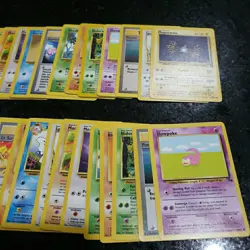 WOTC Pokemon Base Set Card Lot 100+ LP–HP Vintage • Actual Cards Shown - Image 3