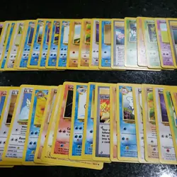 WOTC Pokemon Base Set Card Lot 100+ LP–HP Vintage • Actual Cards Shown - Image 4