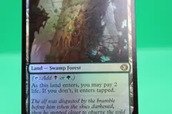 MTG Lorwyn Eclipsed Overgrown Tomb Land - Swamp Forest RARE FOIL #0266 - Image 3