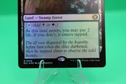 MTG Lorwyn Eclipsed Overgrown Tomb Land - Swamp Forest RARE FOIL #0266 - Image 4