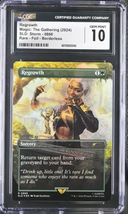 CGC 10 MTG Secret Lair Marvel Groot Regrowth Foil - Image 1