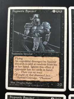 4x Hypnotic Specter MTG Core Set 4th Edition Magic - Image 2
