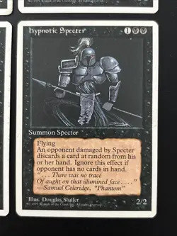 4x Hypnotic Specter MTG Core Set 4th Edition Magic - Image 5