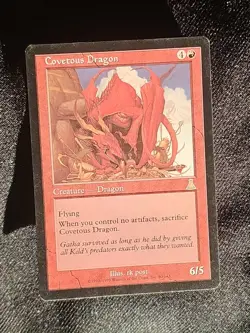 🔥🔥 Covetous Dragon 🔥🔥 MTG Urza's Destiny 🌟RARE🌟 LP/NM Magic the Gathering - Image 1