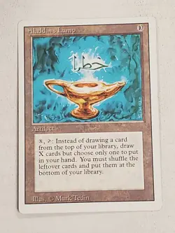 MTG Aladdin's Lamp (Revised/Artifact/R) - BGM - Image 1