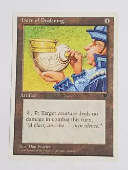MTG Horn of Deafening (Chronicles/Artifact/R) - BGM - Image 1