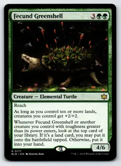 Fecund Greenshell R Bloomburrow # 171 NM Normal - Image 1