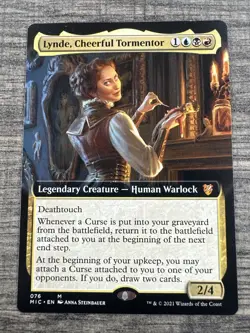 1x MTG Lynde, Cheerful Tormentor (Extended Art) - (MIC) #76 - Magic - Image 1