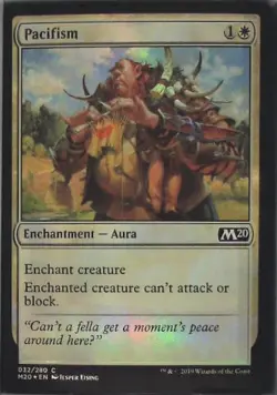 Pacifism - Core Set 2020: #32, Magic: The Gathering - Foil Lp C250 - Image 1
