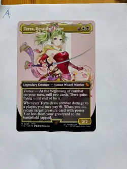 MTG Terra, Herald of Hope Borderless Commander: Final Fantasy - Image 1