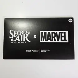MTG Secret Lair x Marvel Black Panther Rainbow Foil Sealed - Image 1