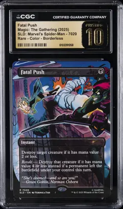 2025 MAGIC: THE GATHERING #7020 FATAL PUSH CGC 10 PRISTINE - Image 1