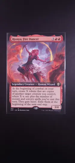 Rionya, Fire Dancer (Extended Art) Commander 2021 Regular NM - Image 1