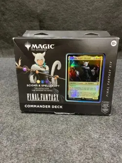Magic The Gathering Final Fantasy XIV Commander Deck Scions & Spellcraft damaged - Image 1