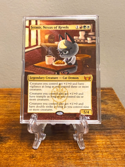 Jetmir, Nexus of Revels Magic the Gathering altered art hand painted as Raymond - Image 2