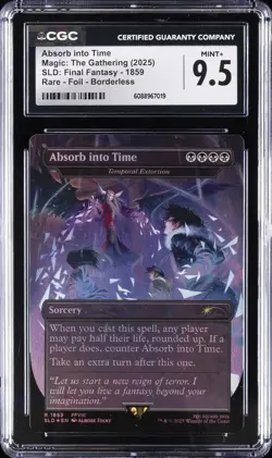 2025 MAGIC: THE GATHERING - SLD: FINAL FANTASY #1859 ABSORB INTO TIME CGC 9.5 - Image 1