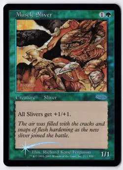Muscle Sliver - Foil - MTG Friday Night Magic 2003 - RareCo - Image 1