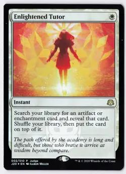 Enlightened Tutor - Foil - MTG Judge Promo - RareCo - Image 1