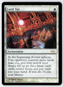 Land Tax - Foil - MTG Judge Promo - RareCo - Image 1