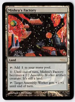 Mishra's Factory - Foil - MTG Judge Promo - RareCo - Image 1