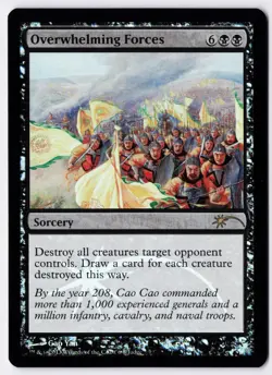 Overwhelming Forces - Foil - MTG Judge Promo - RareCo - Image 1