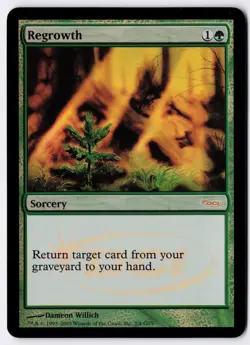 Regrowth - Foil - MTG Judge Promo - RareCo - Image 1