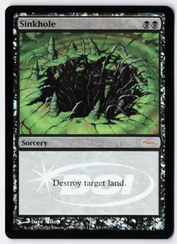 Sinkhole - Foil - MTG Judge Promo - RareCo - Image 1