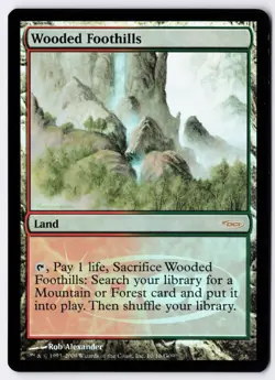 Wooded Foothills - FOIL - MTG Judge Promo - RareCo - Image 1