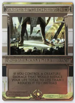 Worship - Foil - MTG Masterpiece Series: Amonkhet Invocations - RareCo - Image 1