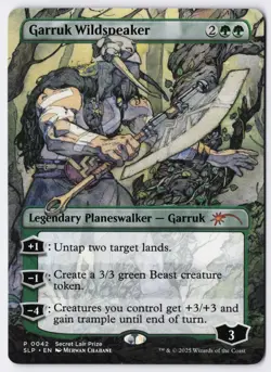 Garruk Wildspeaker - MTG Magic Spotlight: Secret Lair Showdown - RareCo - Image 1