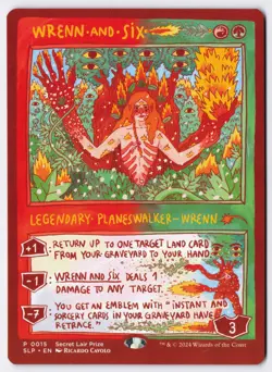 Wrenn and Six - Borderless - MTG Secret Lair Showdown - RareCo - Image 1